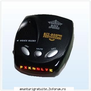 detectoare radar - Detector radar Black Spiderzz BZZ-800 PRO 150$ - Comert